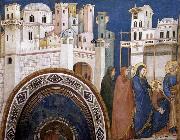 GIOTTO di Bondone, Return of Christ to Jerusalem